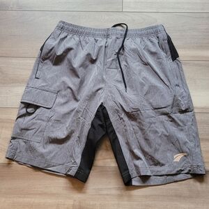 EzRun Men's Gray Athletic Shorts